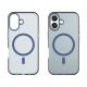 6. Magnetische Schleifhülle für iPhone 17, kompatibel mit MagSafe – Mattblau