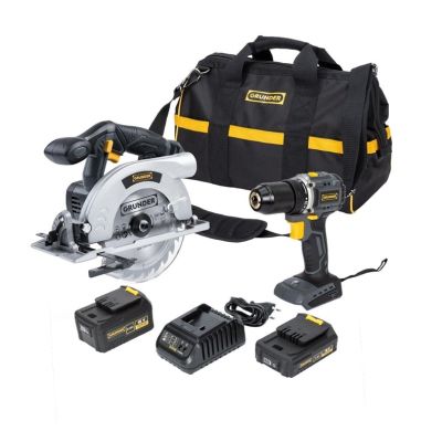 Werkzeugset CD-B0A18+CS-L1118 18V 2+4AH