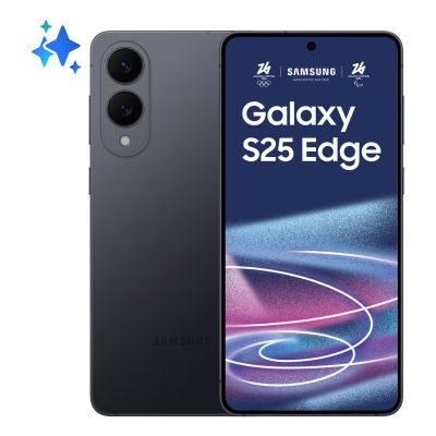 9. Samsung Galaxy S25 Edge 256 GB Titanium Jetblack 16,91 cm (6,7 Zoll) OLED-Display, Android 15, 200-MP-Dreifachkamera