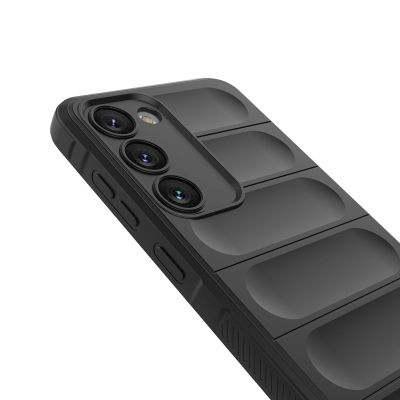 6. Magic Shield Case für Samsung Galaxy S23+ flexible gepanzerte Hülle schwarz