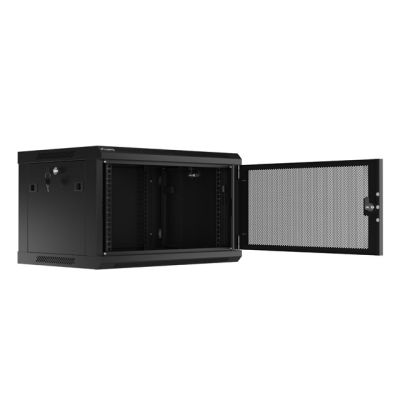 2. Lanberg WF01-6406-23B 6U Rack-Wandschrank Schwarz