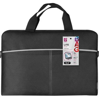 2. DEFENDER Laptoptasche Lite 15,6" Schwarz-Grau 26086