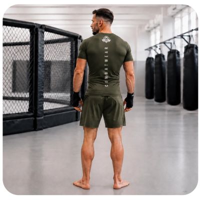 11. Herren-Kompressionsshirt ARMY GREEN COMBATWEAR | DBX Bushido