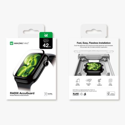 11. AmazingThing Radix Schutzfolie für Apple Watch Series 11 42 mm