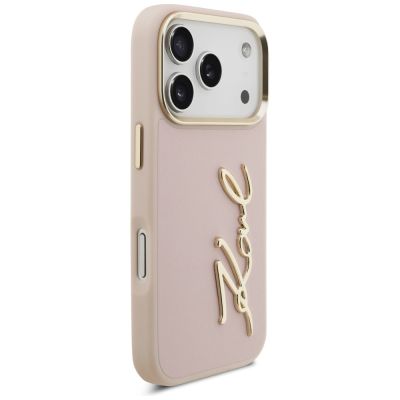 4. Karl Lagerfeld Karl Script Logo iPhone 17 Pro Hülle - Rosa