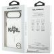 8. Karl Lagerfeld IML Karl Sketch Logo MagSafe Hülle für iPhone 17 Air - Transparent