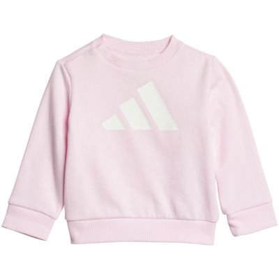 9. Adidas Essentials Pinker Trainingsanzug für Kinder JC9645