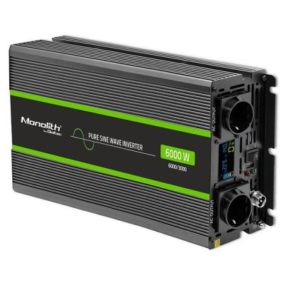 9. Monolith 3000W 6000W 24V auf 230V Sinus-LCD-Spannungswandler