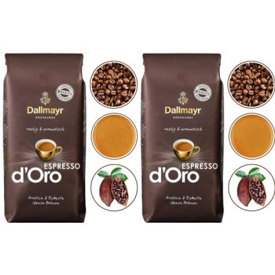 Dallmayr Espresso dOro Kaffeebohnen 2 kg