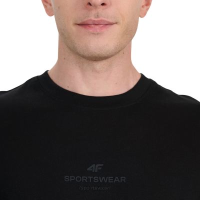 10. Herren T-Shirt 4F M2961 tiefschwarz 4FWAW25TTSHM2961 20S