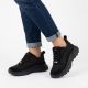 5. Damen-Sneaker mit Mesh und Strasssteinen, schwarz, Goe TT2N4041