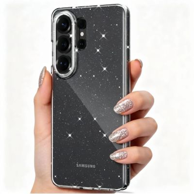 4. Tech-Protect FlexAir Hülle für Samsung Galaxy S26 Ultra – Transparent und Glitzer
