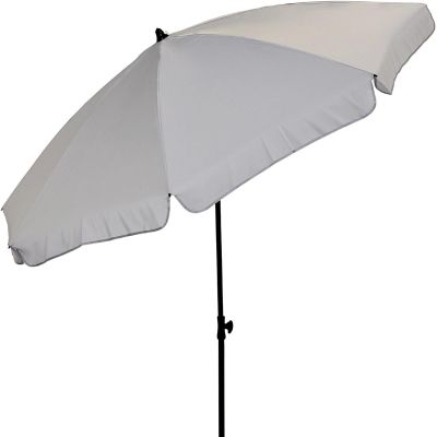 12. GARTENSCHIRM 185 CM GRAU
