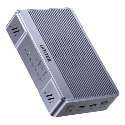 11. Unitek-Gehäuse mit 2x M.2 20 Gbit/s RAID0, RAID1 + Klonen