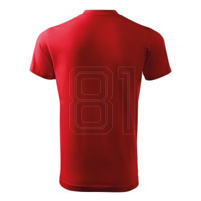 4. Malfini Heavy V-Ausschnitt T-Shirt M MLI-11107 rot