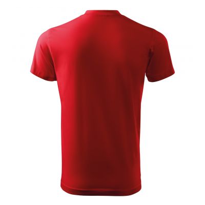 4. Malfini Heavy V-Ausschnitt T-Shirt M MLI-11107 rot