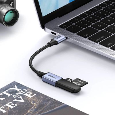 6. Ugreen OTG Adapterkabel USB-C (männlich) - USB-A (weiblich) 5Gb/s 0,15m schwarz (US378)