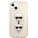 3. Karl Lagerfeld Glitzer Karl's & Choupette Head Case für iPhone 13 mini - Gold