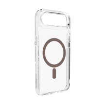 Puro Lite Mag TPU+PC Hülle kompatibel mit MagSafe für iPhone 17 Air - Transparent mit braunem Ring