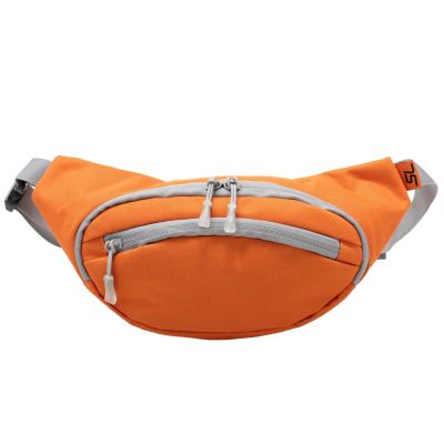 2. Bauchtasche L2065 orange-grau SEMI LINE