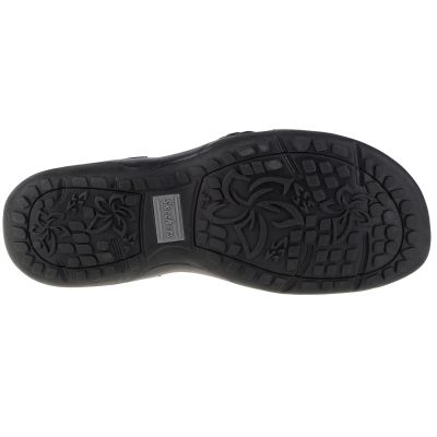 4. Skechers Reggae Slim Simply Stretch Sandalen 163023-BLK Schwarz 36