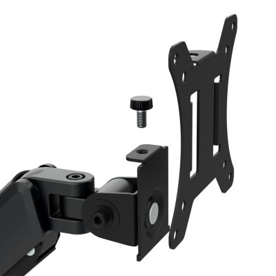 5. MACLEAN Monitorhalterung, Gasfeder, 17"-32", 2-10 kg, Schwarz MC-135