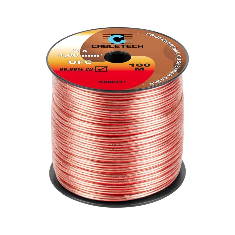 2. OFC 1,0-mm-Lautsprecherkabel