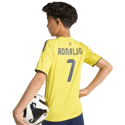 6. adidas Al Nassr FC 2025/2026 Heimtrikot für Kinder, gelb JN7981