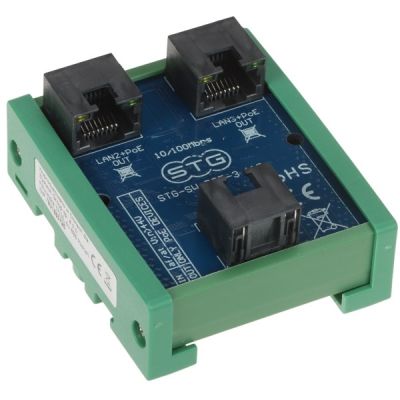 PoE-Switch/Extender STG-SW-POE-3-110 2-Port + 1x Uplink STG