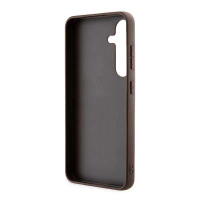 7. Guess 4G Metal Gold Logo Hülle für Samsung Galaxy S24 – braun