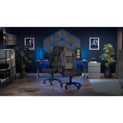 6. Corsair Gaming TC100 Relaxed Kunstlederstuhl Schwarz