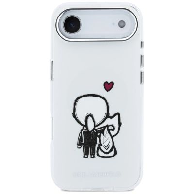 3. Karl Lagerfeld Karl & Choupette MagSafe Back Case für iPhone Air - Transparent