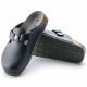 6. Birkenstock Boston ESD Blue Damen Clogs Naturleder schmale Hausschuhe (0061388)