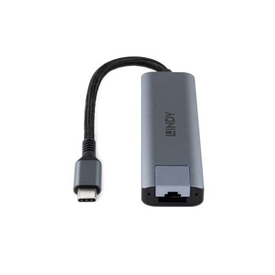 3. Lindy 43422 USB 3.2 Gen 2 (3.1 Gen 2) Typ-C Hubs und Konzentratoren 10000 Mbit/s Grau