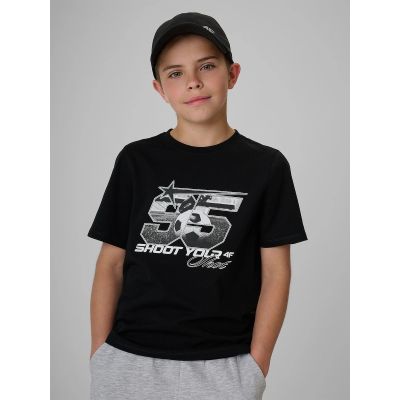 Jungen-T-Shirt mit Print und Regular Fit 4F 4FJRAW26TTSHM4342-20S