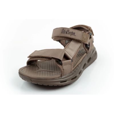 3. Lee Cooper Herrenschuhe mit Klettverschluss, hellgrüne Strandsandalen für den Sommer