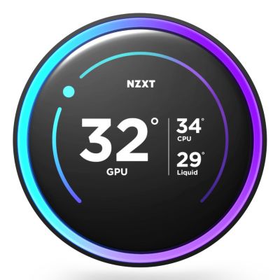 10. NZXT Kraken Elite 360 RGB Prozessor All-in-One Flüssigkeitskühler 12cm Schwarz 1 Stück.