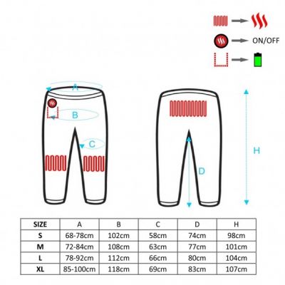 2. GLOVII Beheizbare Universal-Hose Grün S