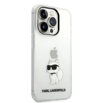 4. Karl Lagerfeld KLHCP14XHNCHTCT iPhone 14 Pro Max 6,7" transparente Hardcase Ikonik Choupette