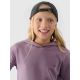 4. Mädchen-Sweatshirt mit Kapuze, offen, 4F Junior 4FJWMM00TSWSF1316-51S