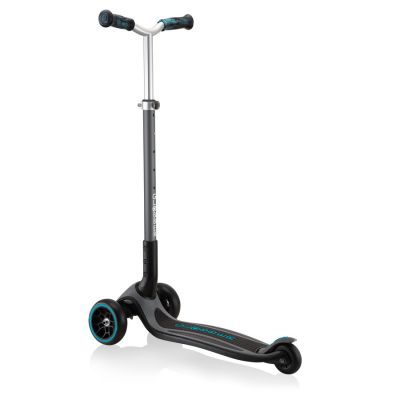 17. Globber Master Prime 3-Rad-Scooter / Schwarz - Blaugrün 664-105