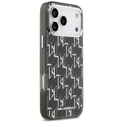 4. Karl Lagerfeld IML KL Monogram MagSafe Case für iPhone 17 Pro Max – Schwarz