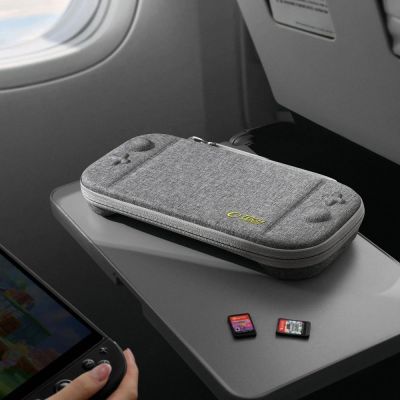 11. Tech-Protect Slim Pouch für Nintendo Switch 2 – Grau