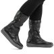 10. Rieker L2580-00 kurze gefütterte schwarze Damenstiefel