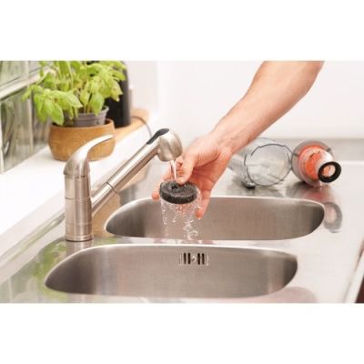 18. Black & Decker BHFEA515J Akku-Stielstaubsauger/Elektrobürsten-Staubsauger, beutellos, 0,5 l, orange/weiß, 1,5 Ah