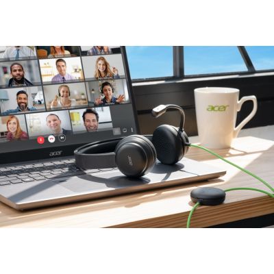 5. Acer Konferenz-Headset mit Mikrofon, USB Typ-A, Schwarz