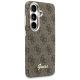 4. Guess 4G Script MagSafe Hülle für Samsung Galaxy S26 - Braun