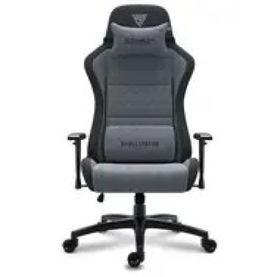 SENSE7 Spellcaster FUKU XL Gaming-Stuhl, schwarz/grau, Stoffbezug, verstellbar, Rollen, Belastbarkeit 160 kg