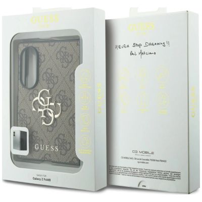 7. Guess Big 4G Logo Hülle für Samsung Galaxy Z Fold 8 - Braun