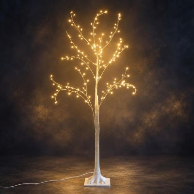 7. DEKORATIVER LED-BAUM 180 LED 150 CM WEISS LUCA